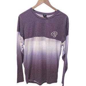 Crosshatch Black Label Mauve Ombre Long Sleeve Tee